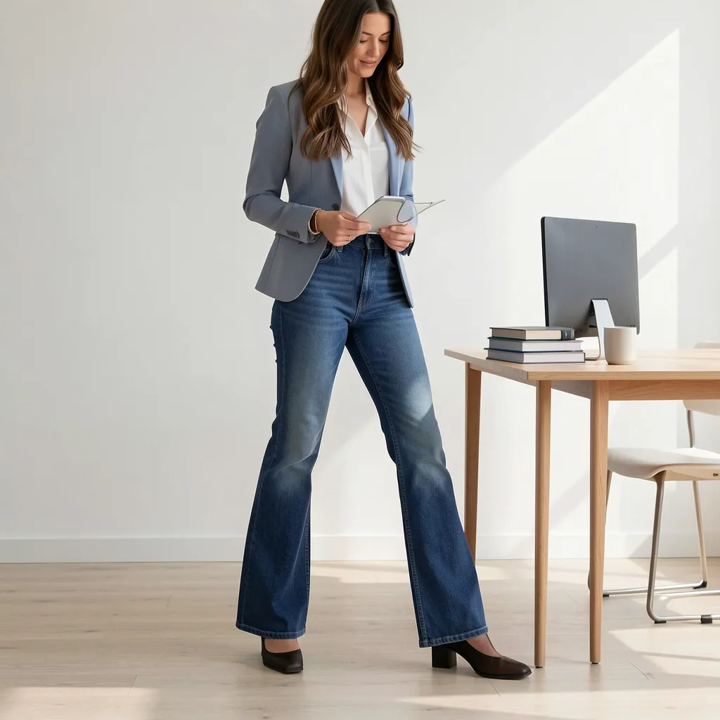 quelles chaussures avec jean flare