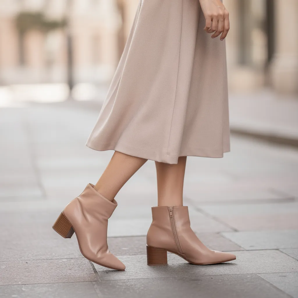 quelle chaussure avec jupe midi
