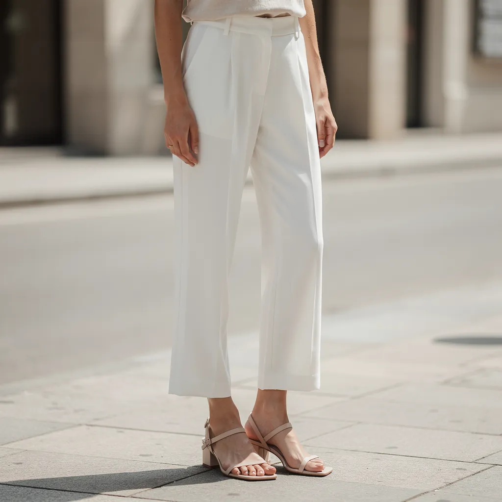 quelle chaussure avec pantalon blanc