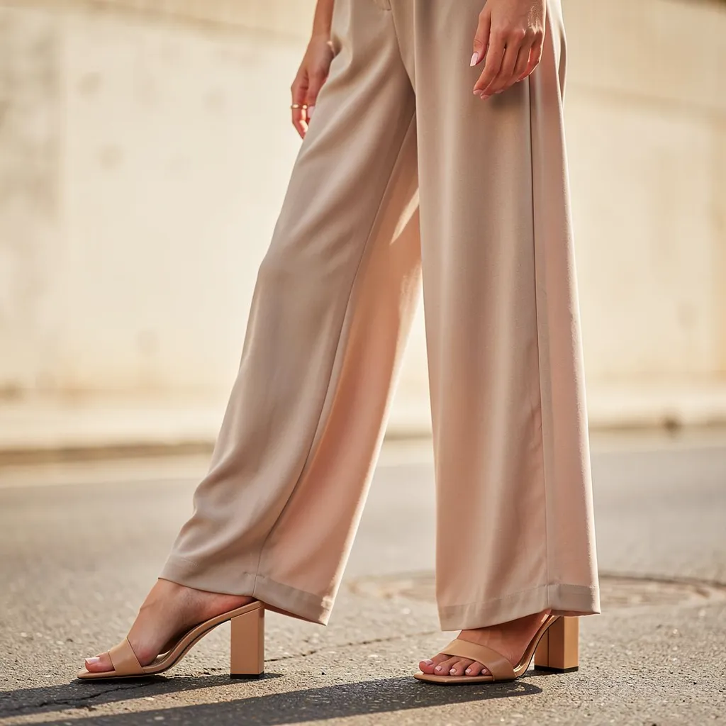 quelle chaussure avec pantalon palazzo