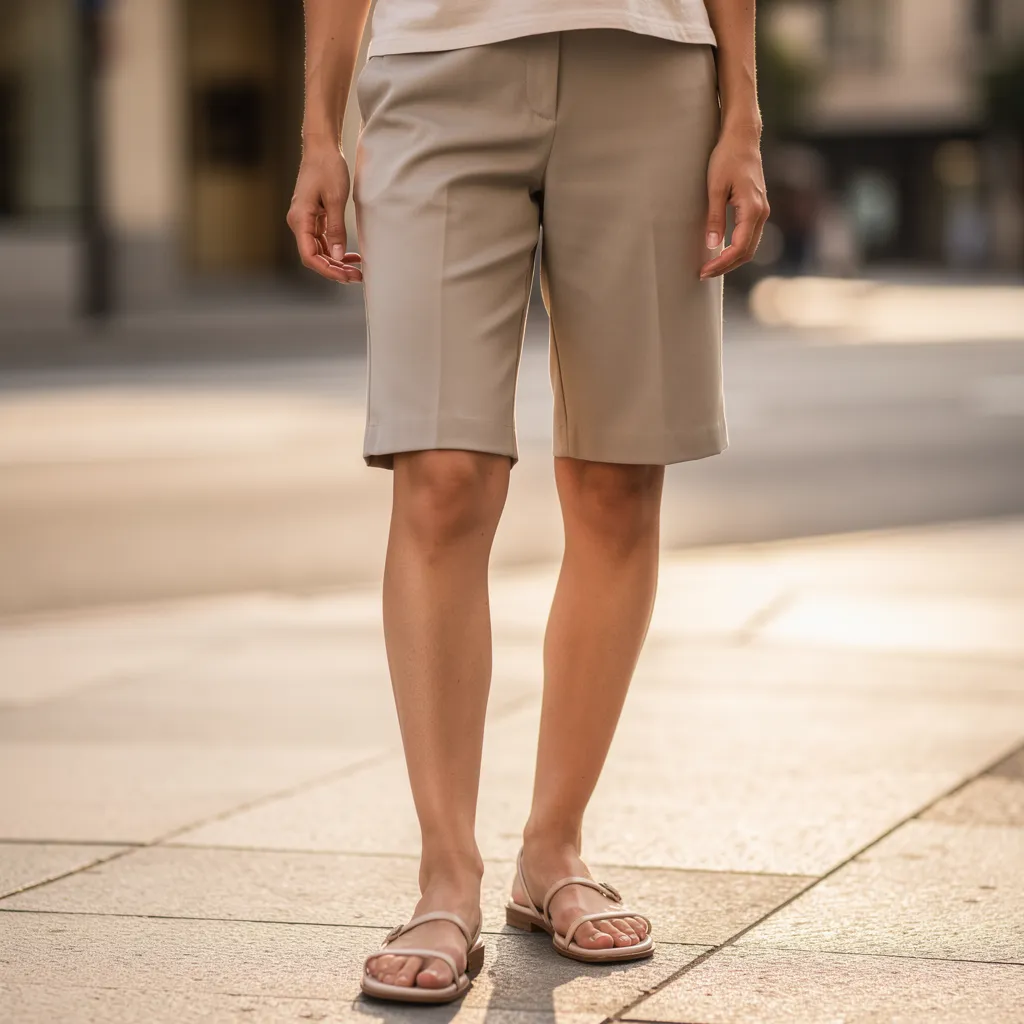 quelle chaussure avec un bermuda femme