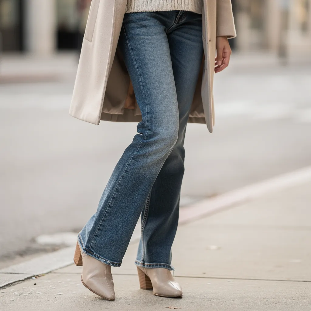 quelle chaussure avec un bootcut