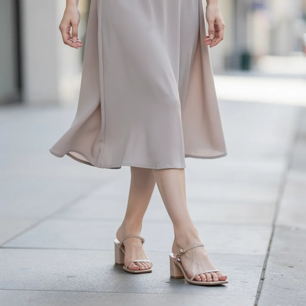 quelle chaussure avec une robe mi-mollet