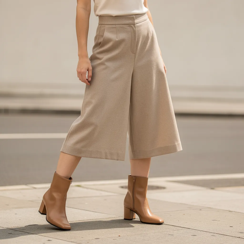 quelles chaussures avec une jupe culotte