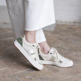 faguo basket cuir vert doré Faguo Cuir Vert - 120 €
