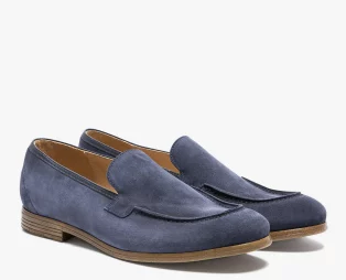 mocassins le formier Mocassins Tarry Bleu - 130 €