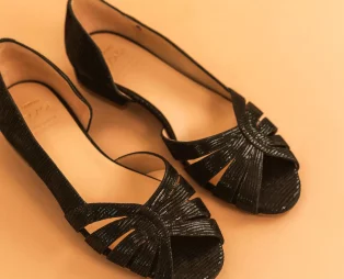 Ballerine noir bocage Ballerines Soline Noir - 125 €
