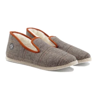 charentaises marron orange 1 pantoufles marron orange Jules & Jenn - 60€